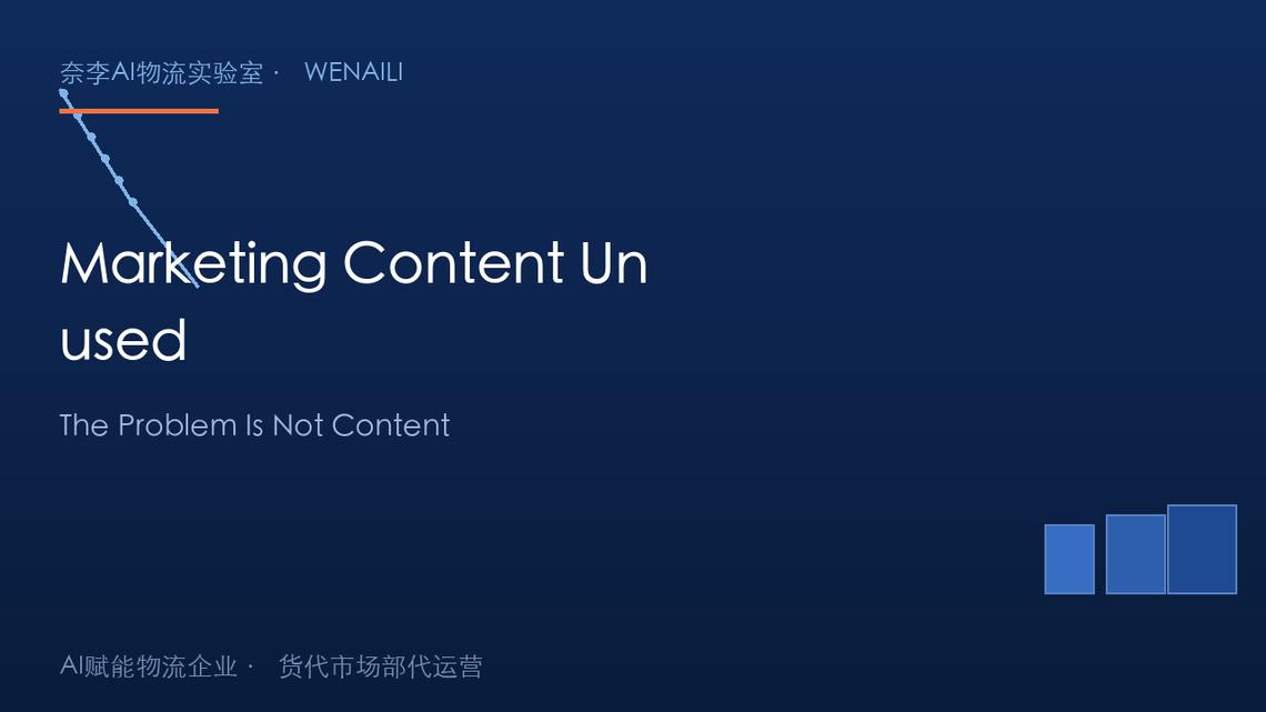 Why Forwarder Marketing Content Goes Unused by Sales: The Problem Is Not the Content