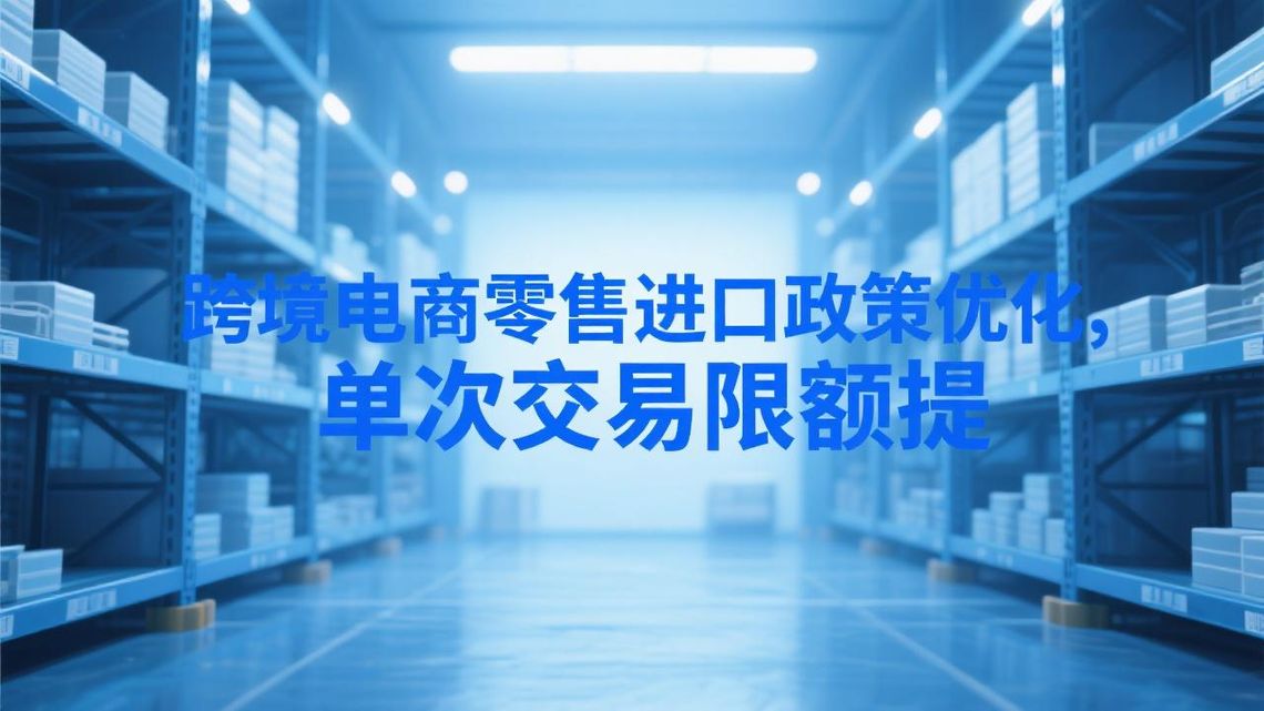 跨境电商零售进口政策优化，单次交易限额提升至 5000 元