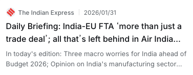 Completion of the India-EU Free Trade Agreement: A New Era for Supply Chains Beyond Tariffs and the Deep Transformation of International Logistics